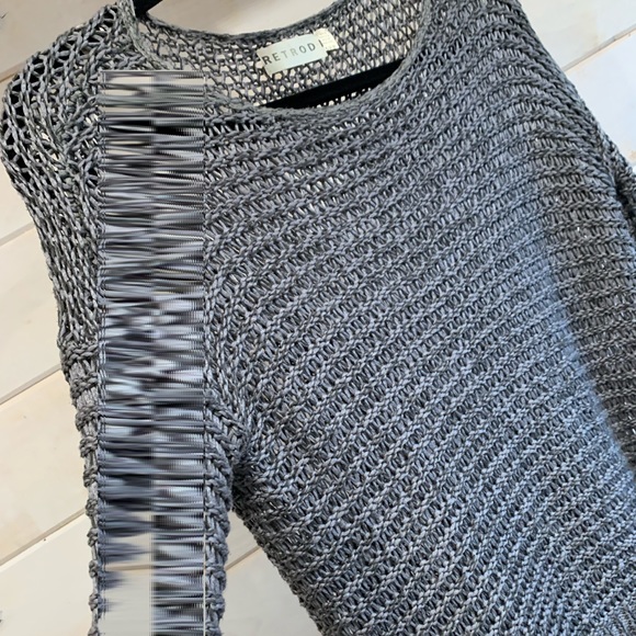 Retrod | Grey Pullover Sweater - Picture 3 of 6